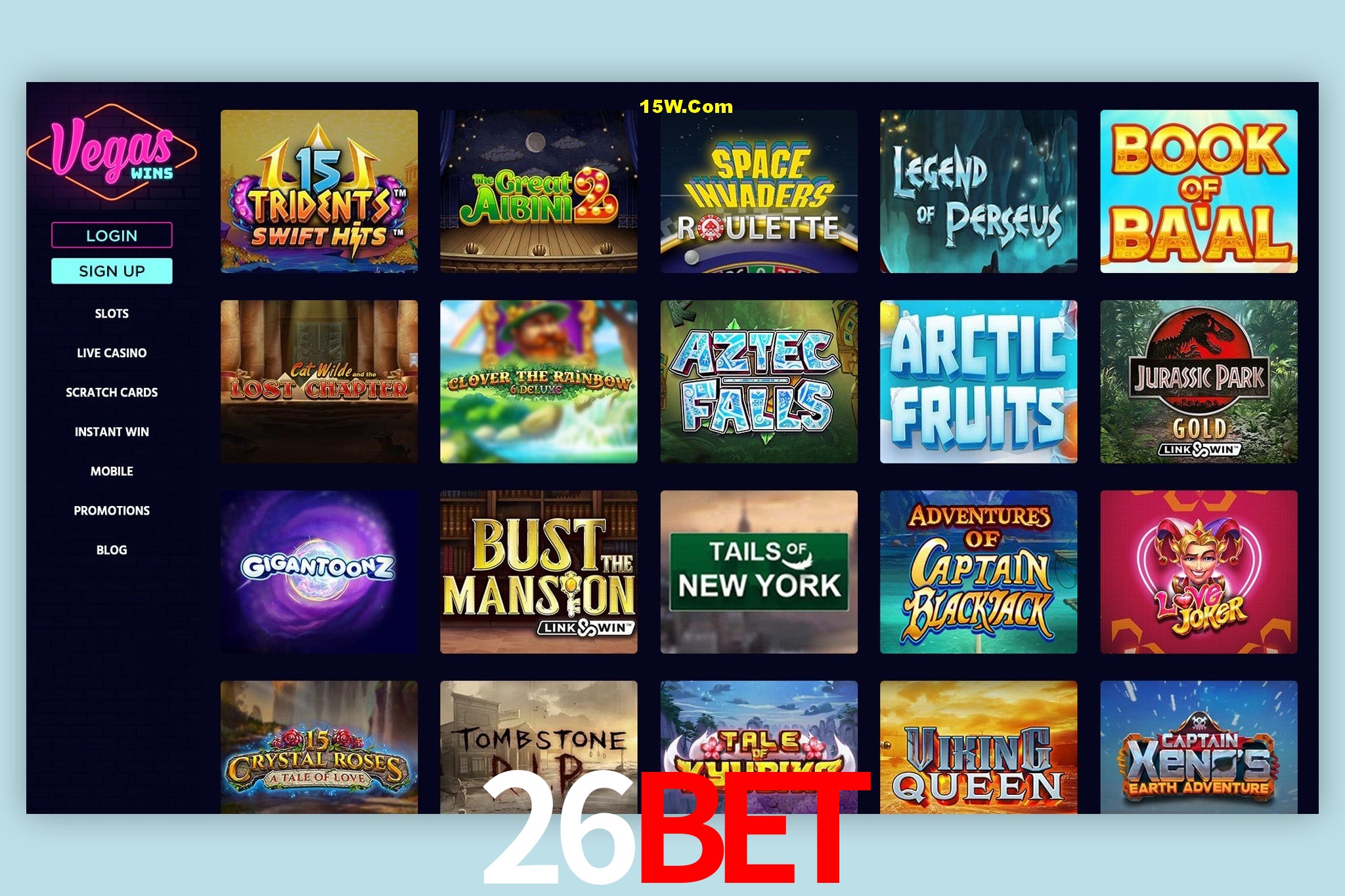 Live Casino 26Bet